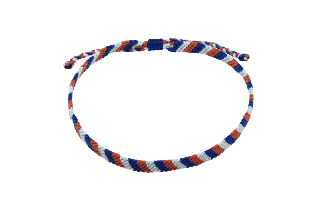 Stripes Braided Waterproof Anklet