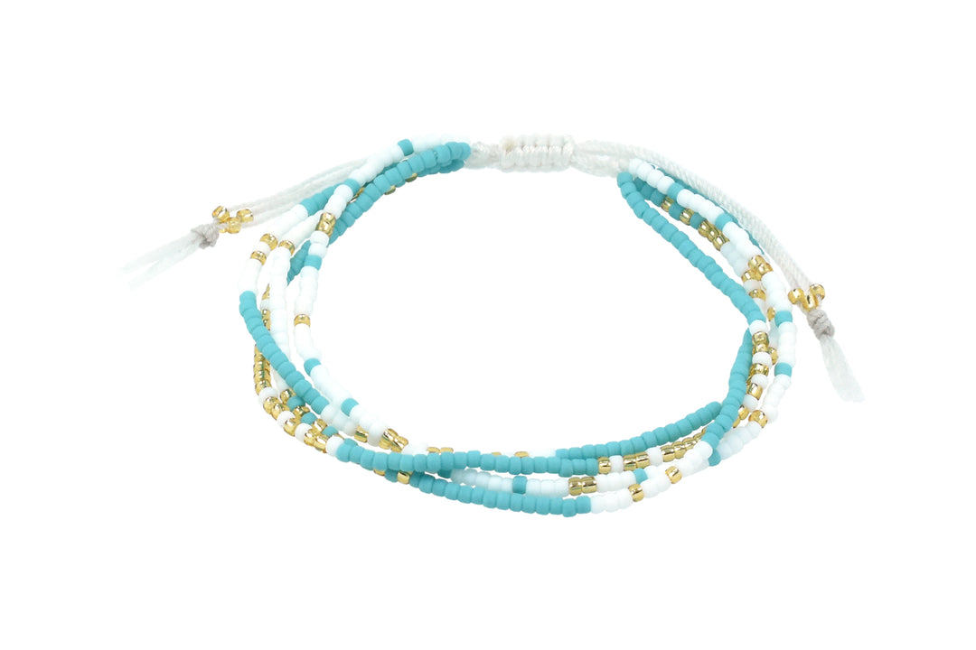 Multiple Layers Stackable Beaded Bracelet