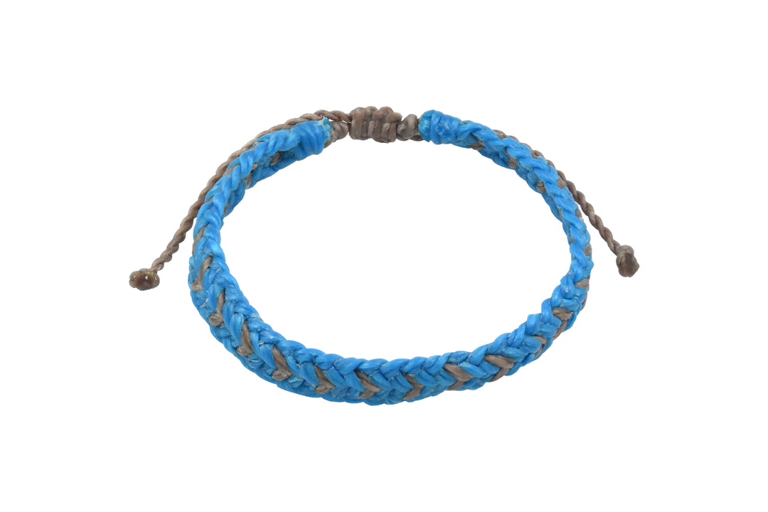 Blue Braided Bracelet