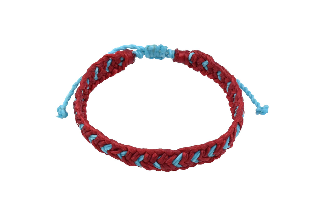 Red Braided Bracelet