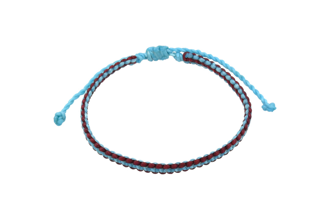 Red Mini Braided Bracelet