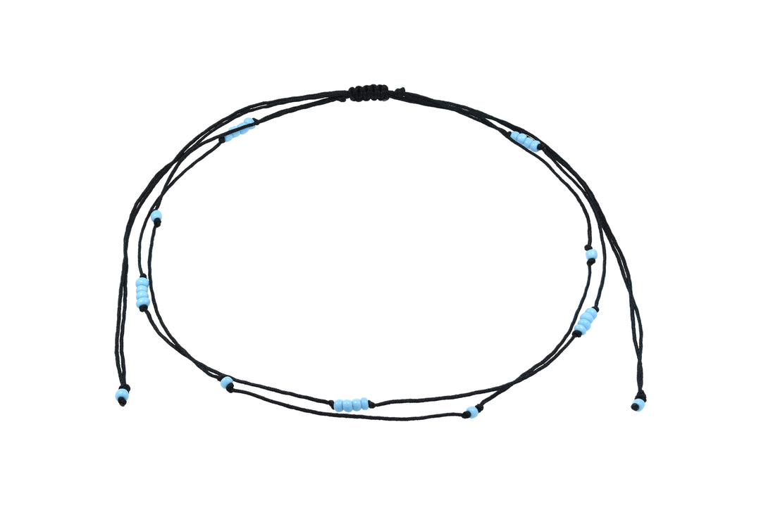 Ocean Night Beaded Choker Necklace